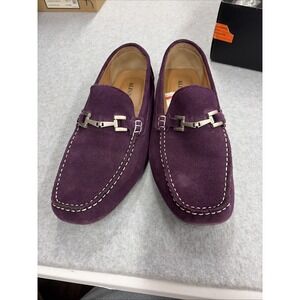 Amali Men's Driving Moccasins Brown Casual Loafers Comfort Slip-On Shoe